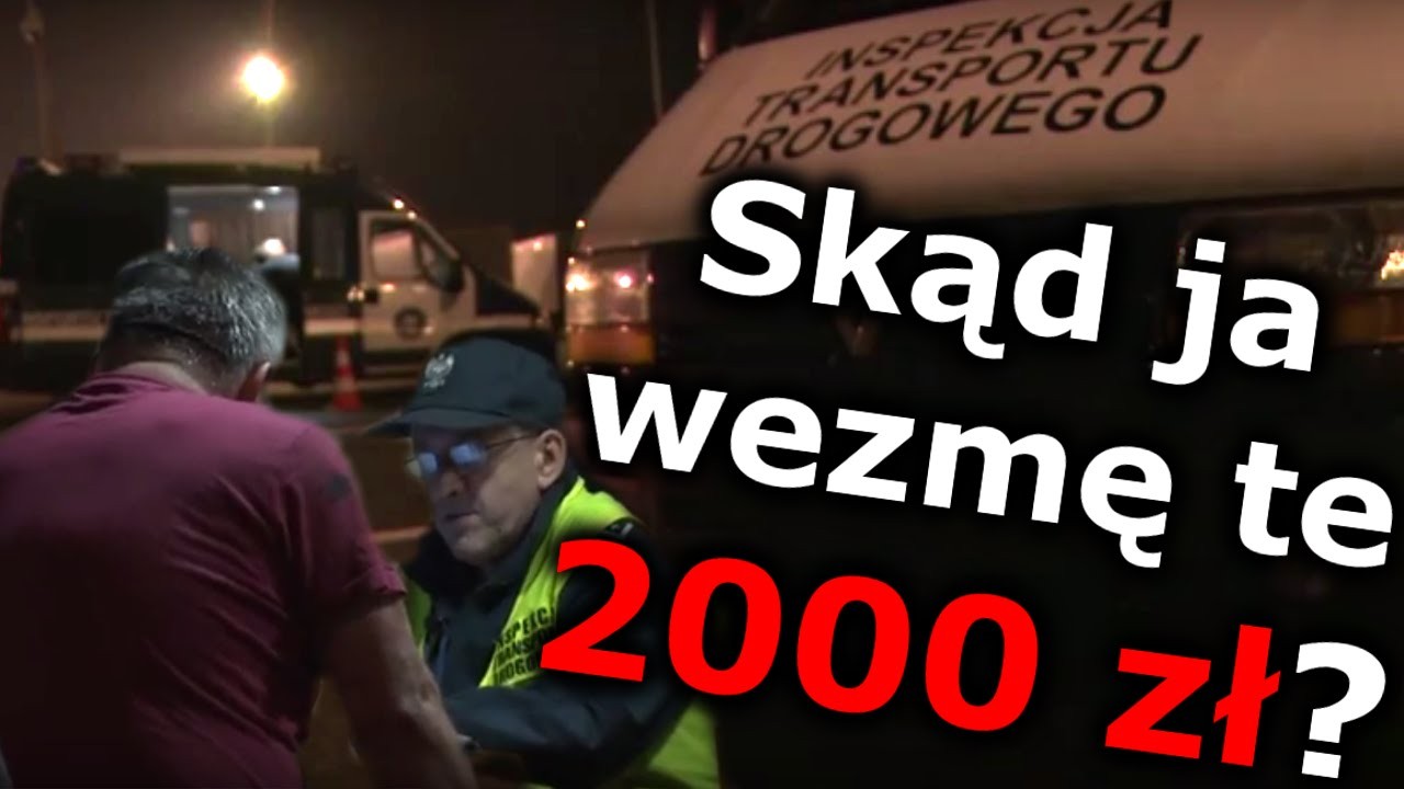Mandat 2000 zł dla kierowcy ciężarówki za przyłożenie magnesu