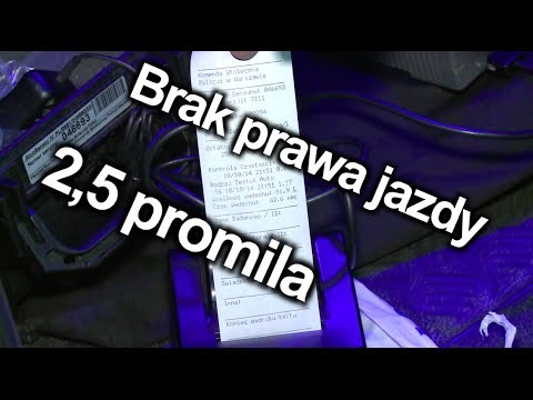 Pechowy pijany kierowca 2.5 promila we krwi
