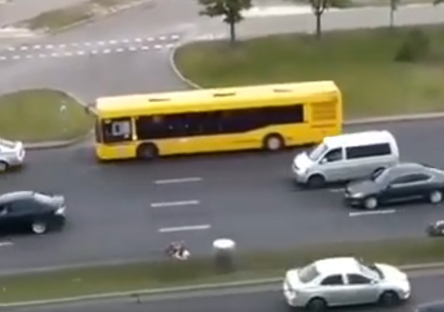 Białoruska policja w akcji