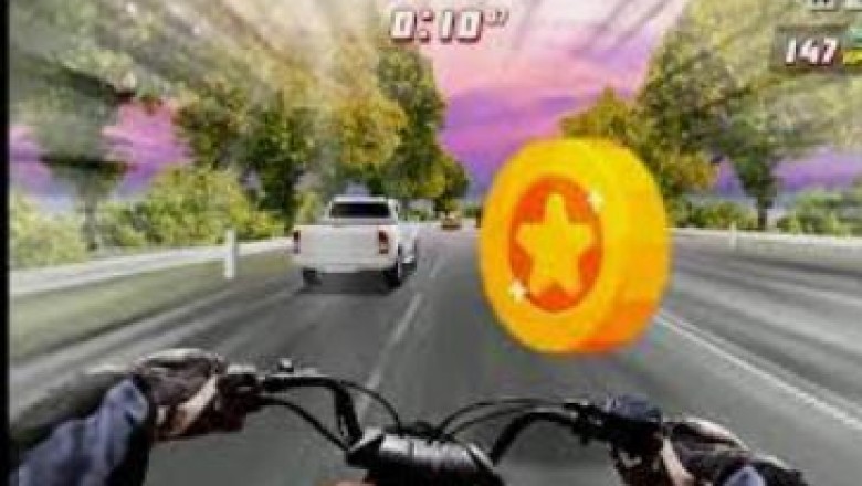 Symulator jazdy motocyklem z etapami - uplepszaj motocykl.