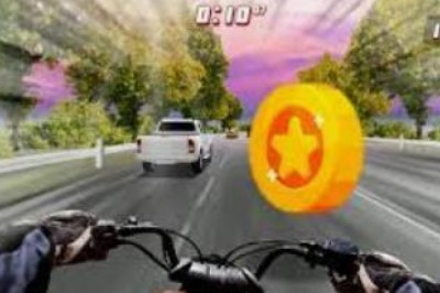 Symulator jazdy motocyklem z etapami - uplepszaj motocykl.
