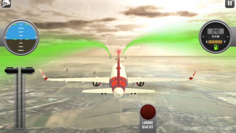 Darmowy symulator lotu samolotem pasażerskim Boeing.