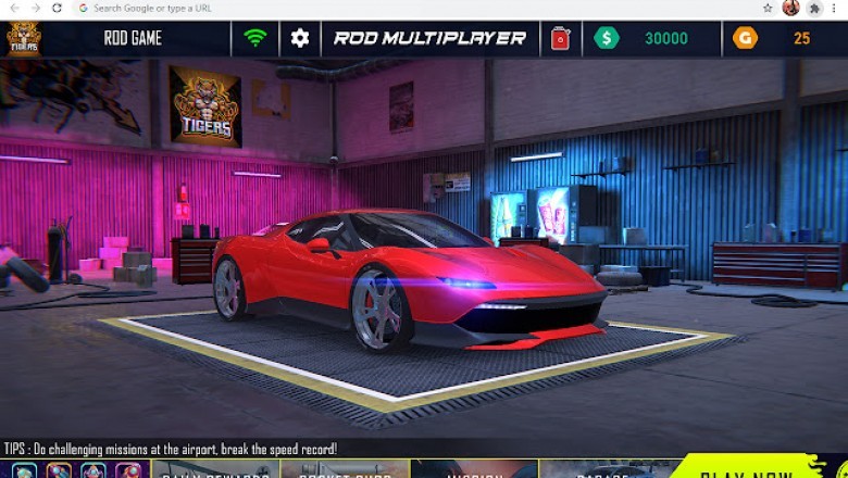 Symulator jazdy samochodem Ferrari po mieście- Multiplayer