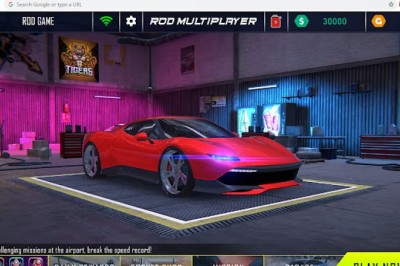 Symulator jazdy samochodem Ferrari po mieście- Multiplayer