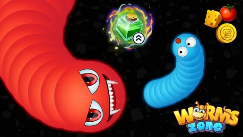Gra Wormsy online - wyhoduj jak największego robaka i zjadaj inne robaki