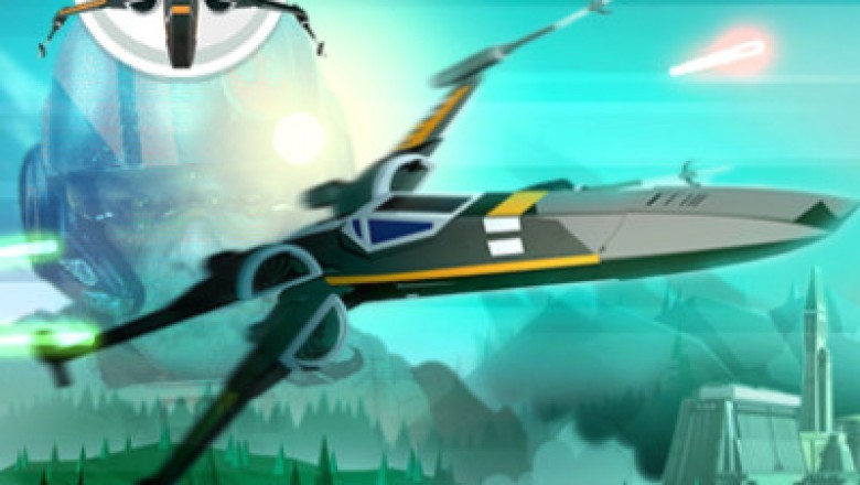 Gwiezdne wojny latanie statkiem kosmicznym i strzelanie - Star Wars X-Wing Fighter