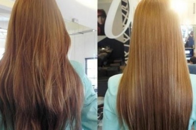 Domowy sposób na przesuszone końcówki włosów.