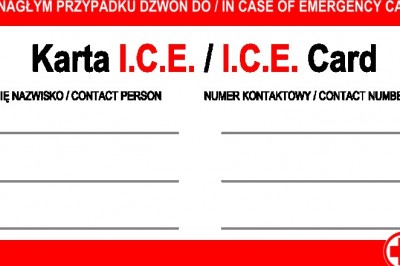 Co to jest karta ICE i dlaczego warto ją nosić?
