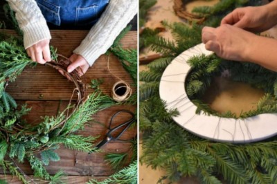 Jak zrobić świąteczny stroik z wykorzystaniem witek brzozowych?