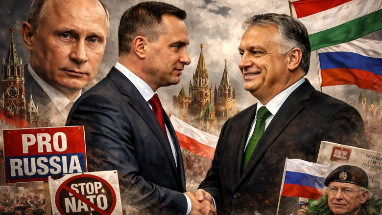 Od patrioty do człowieka Moskwy. Co Karol Nawrocki robi na Węgrzech?